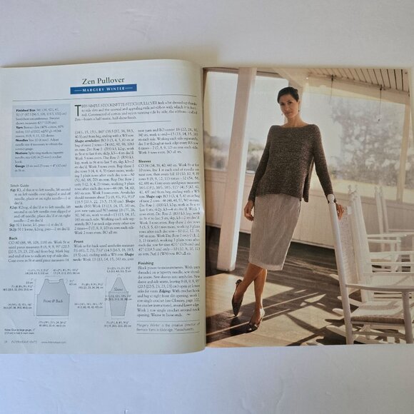 Interweave Knits Spring 2002 Magazine Featuring Knitting Patterns For Sweaters J - Picture 6 of 16